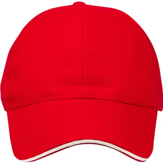 FWRD Promo Sandwich Cap Red-White Front